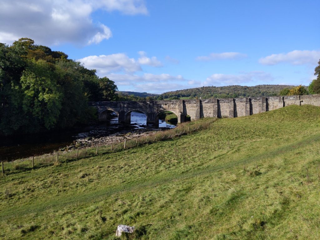 Field and bridge.