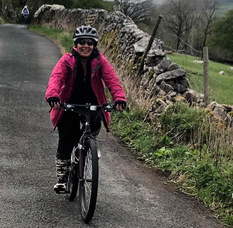 Cycling Lady
