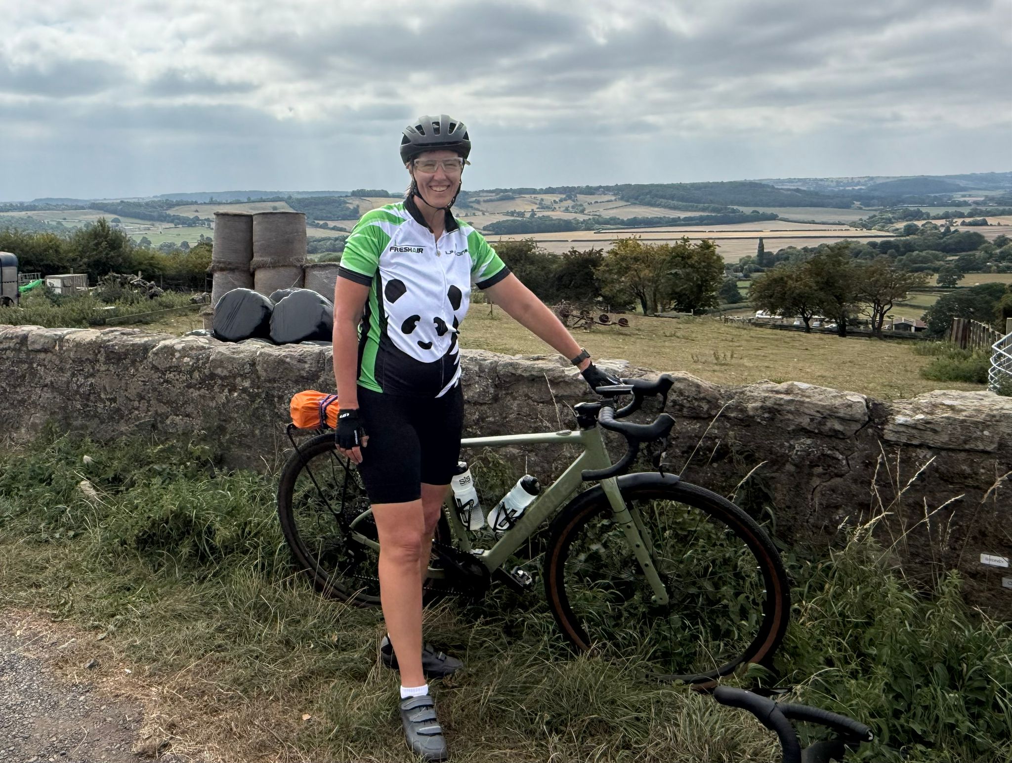 Lady with a bike