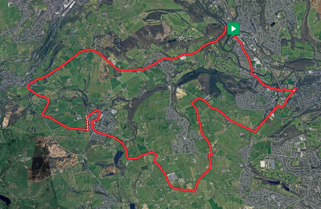 Map of route