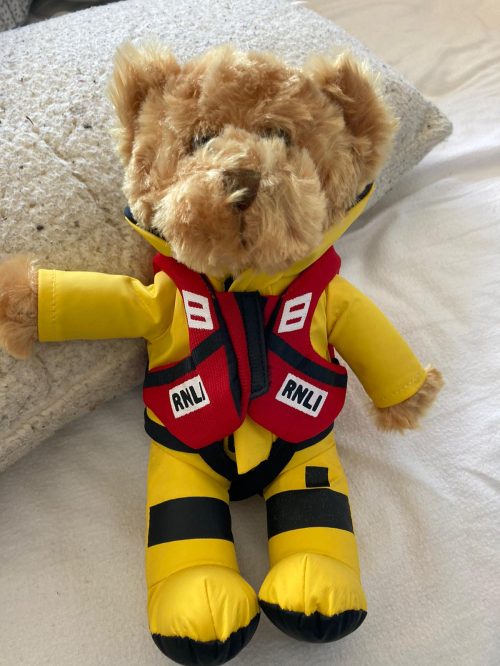 RNLI mascot Finlay